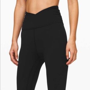 Lululemon Black Cross Waist Leggings